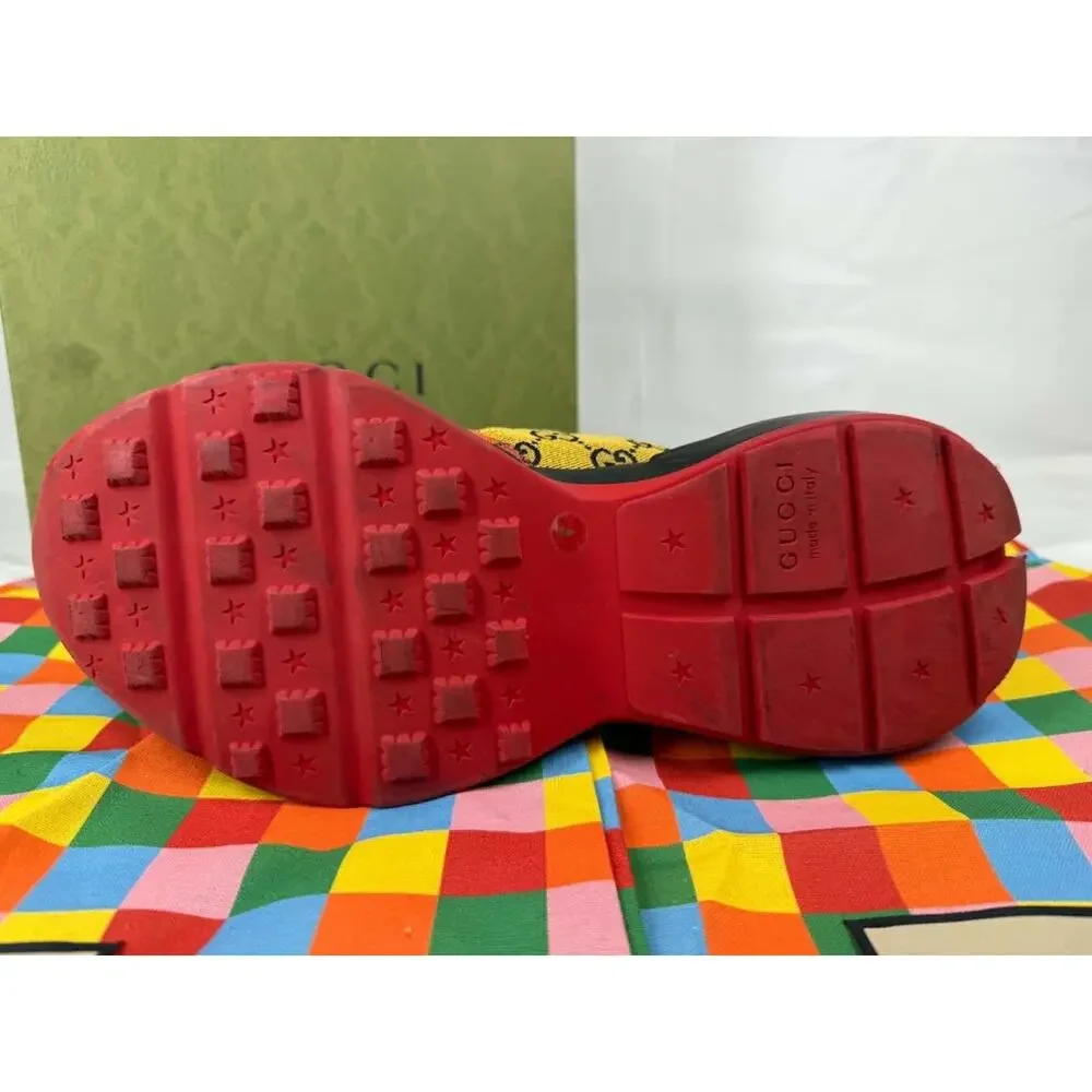 Gucci Rhyton GG Supreme Multicolor Sneakers US Size 8.5 SPB-TS 340691
